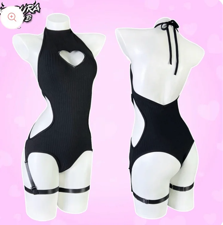 Cute Heart Bodysuit KO102