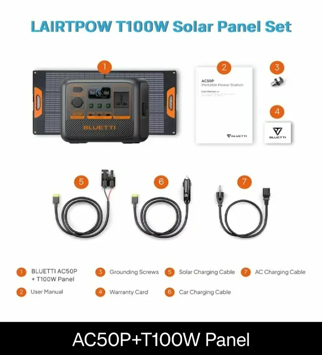 Portable Power Station (Bluetti 700 watts)