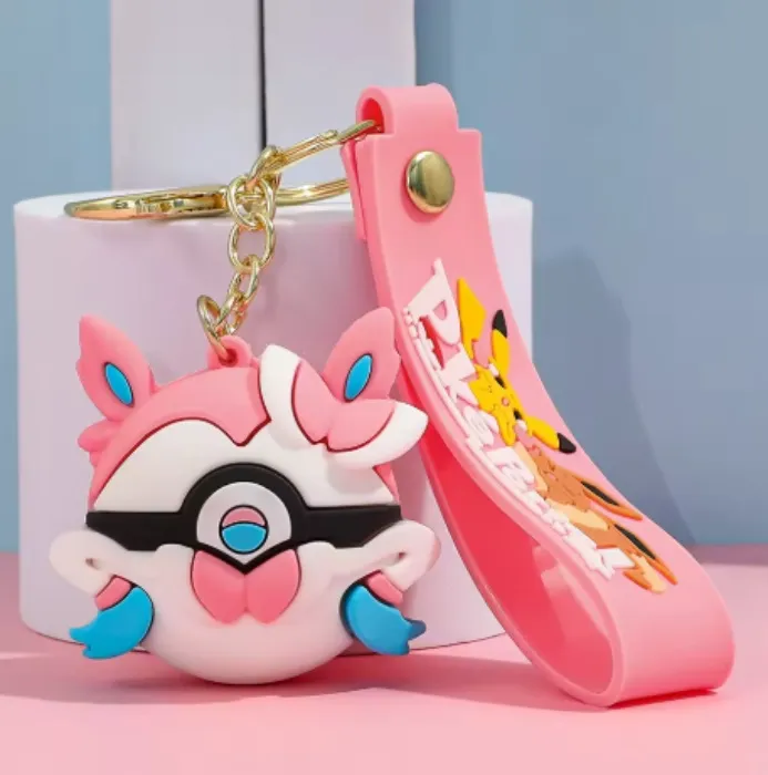Llavero de Pokémon con diseño de Pokeball-Sylveon