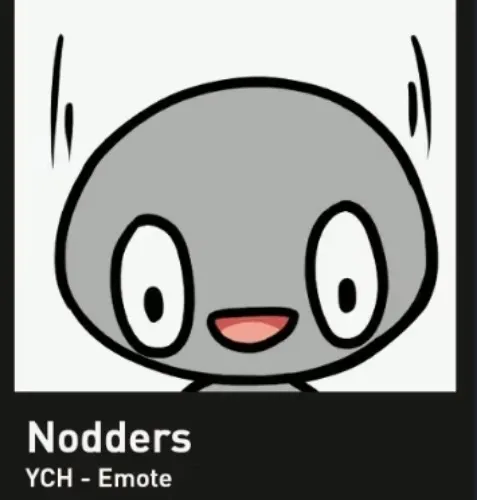 nodders animated YCH emote