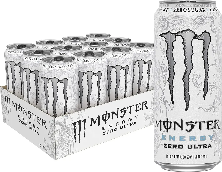 Monster Energy, Zero Ultra, 473mL Cans, Pack