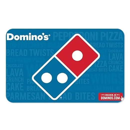 Dominos Pizza 20 Gift Card