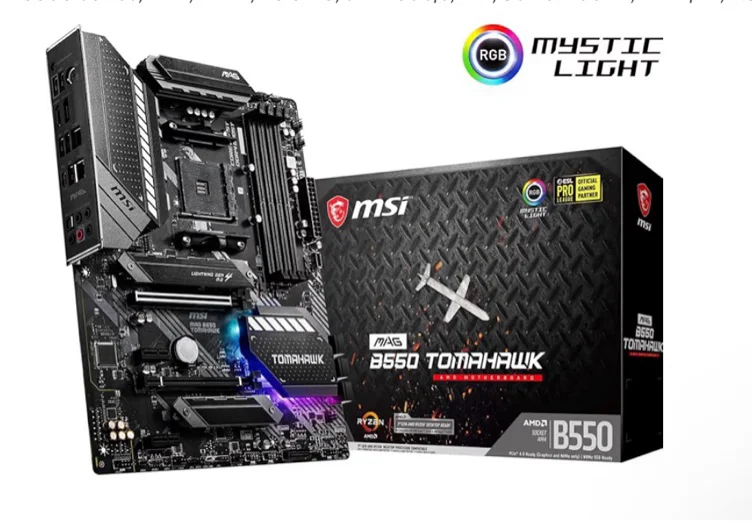 Amazon.com: MSI MAG B550 Tomahawk MAX WiFi Gaming Motherboard (AMD Ryzen 5000 Series, AM4, DDR4, PCIe 4.0, SATA 6Gb/s, M.2, USB 3.2 Gen 2, HDMI/DP, Wi-Fi 6E, Bluetooth 5.2, 2.5Gbps LAN, ATX) : Electronics