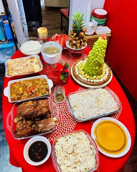 Christmas Dinner for Mom And Family 