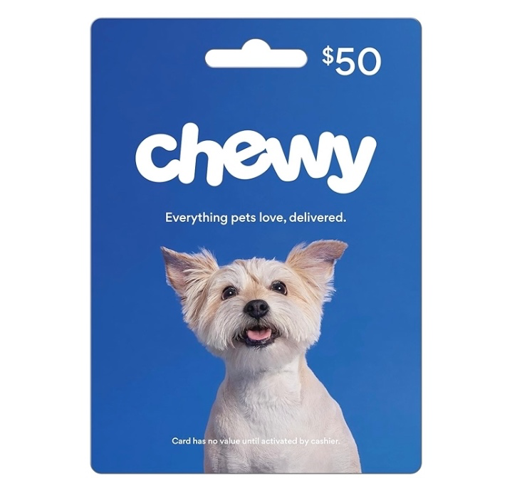 Chewy $50 Gift Card
