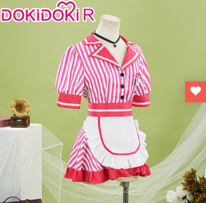【In Stock】【Size S-2XL】DokiDoki-R Anime My Dress-Up Darling Cosplay Kitagawa Cosplay Waitress Ver Kitagawa Marin Ukata Costume | M