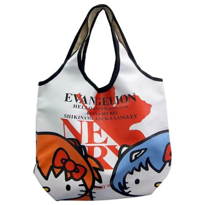 EVA x HELLO KITTY Round Tote Bag (Asunaro-sha)