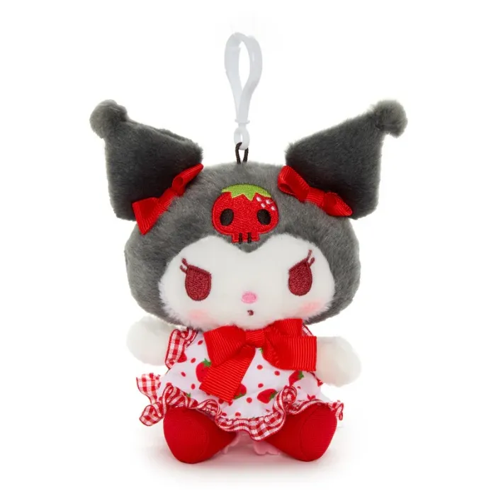 Kuromi Mascot Clip (Strawberry Fields Series)