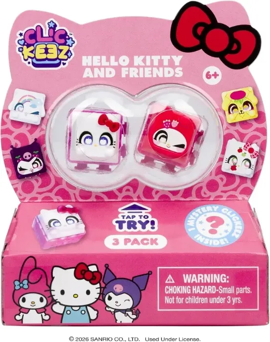 Clickeez Hello Kitty & Friends 3-Pack