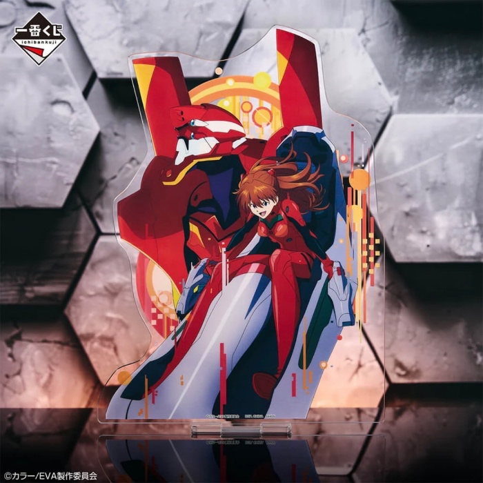 Evangelion Ichiban Kuji C Prize Shikinami Asuka Langley Visual Stand