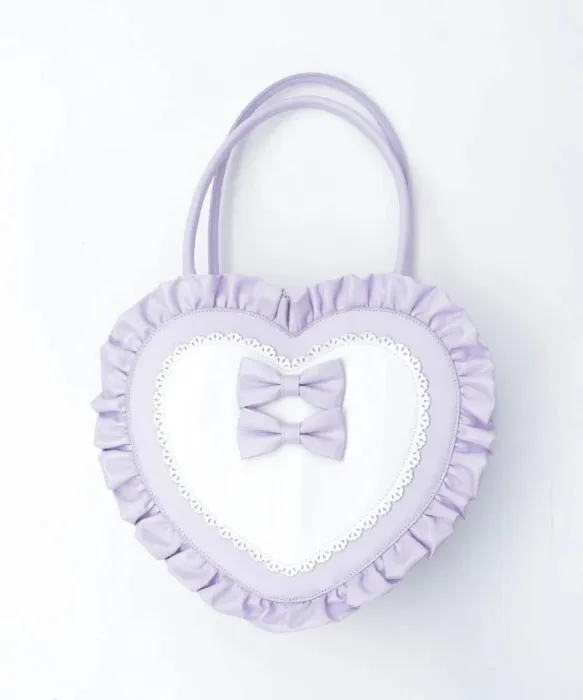 Oshikatsu Heart Midi Bag | Lavender / F