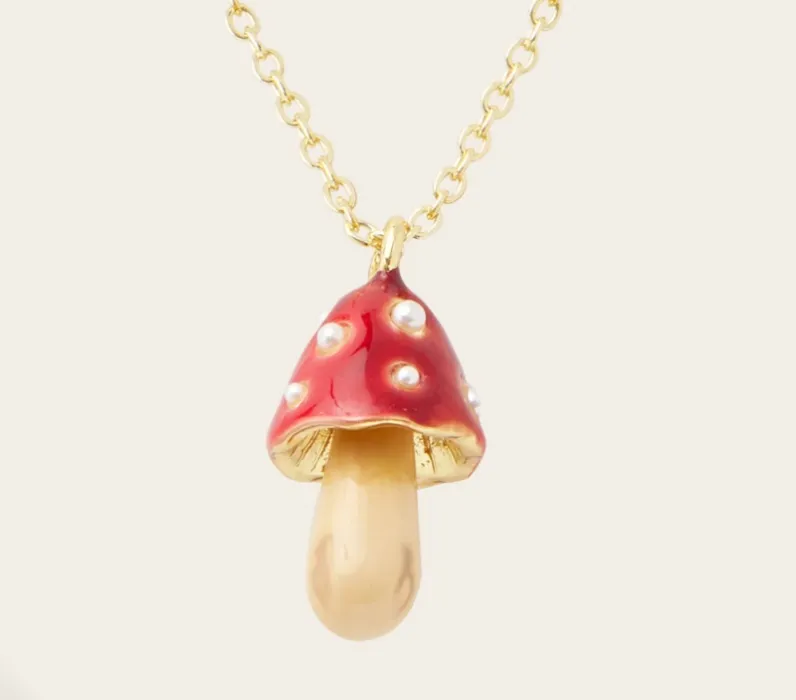 Mushroom Necklace