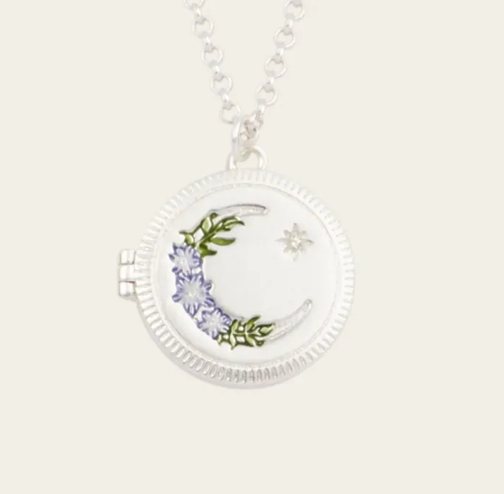 Silver Moon Necklace