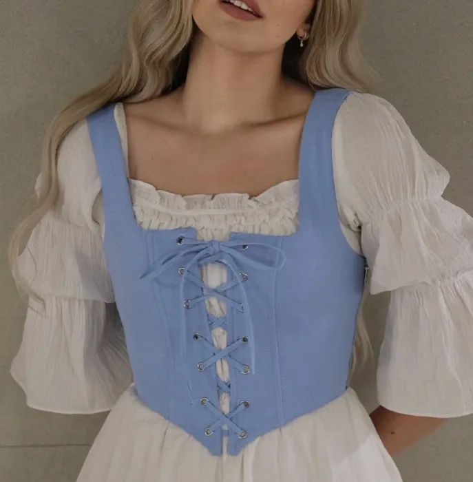 Darling Bodice - Cornflower