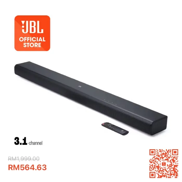 JBL Cinema SB510 3.1 Channel Soundbar With a Built-in Subwoofer | Dolby Audio |
