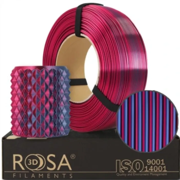 Filament ROSA3D PLA ReFill 1,75mm 1kg Magic Silk Midnight City