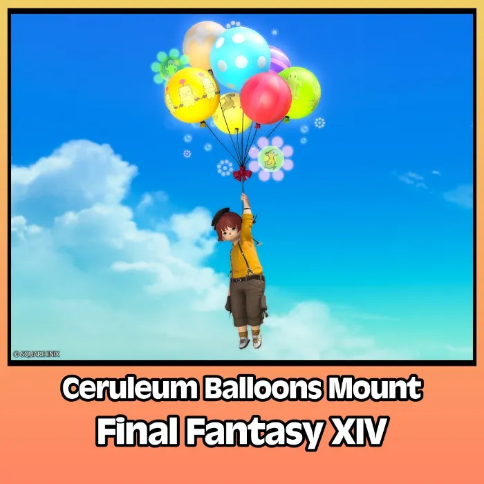 Ceruleum Balloons Mount | Final Fantasy XIV