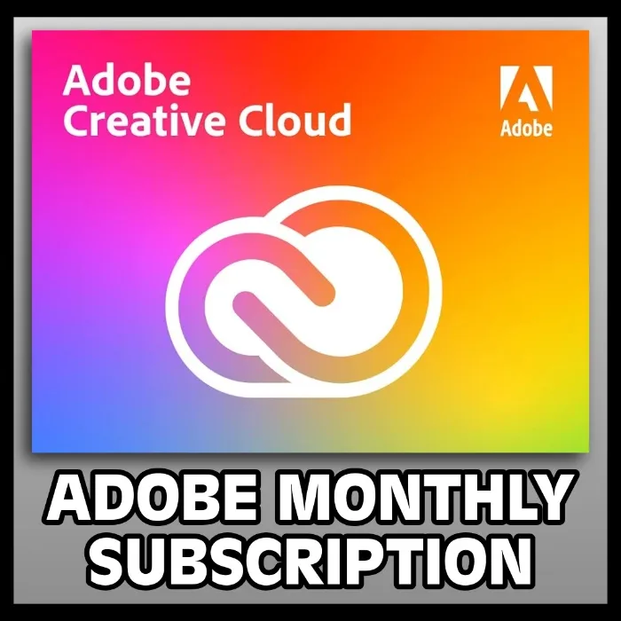 Adobe Monthly Subscription