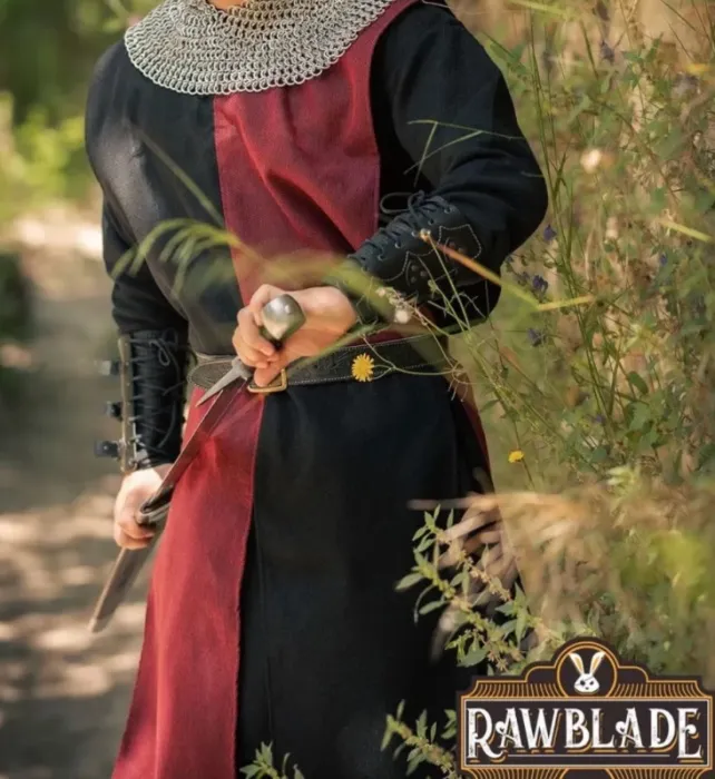 Black and red Tabard