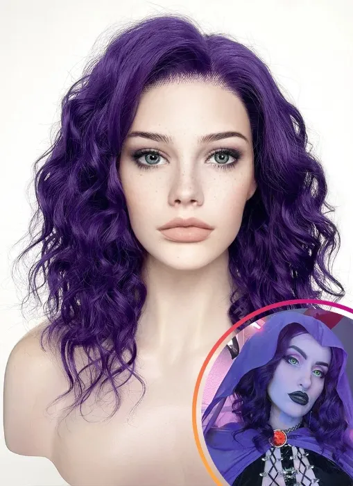 Raven Wig - Short/Curly