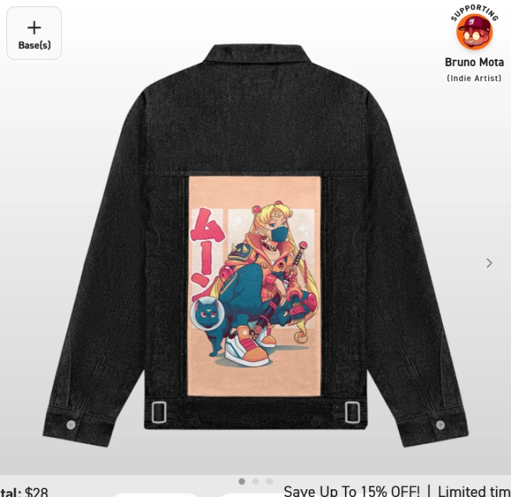 Raven Denim Jacket | 2XL Swapwear
