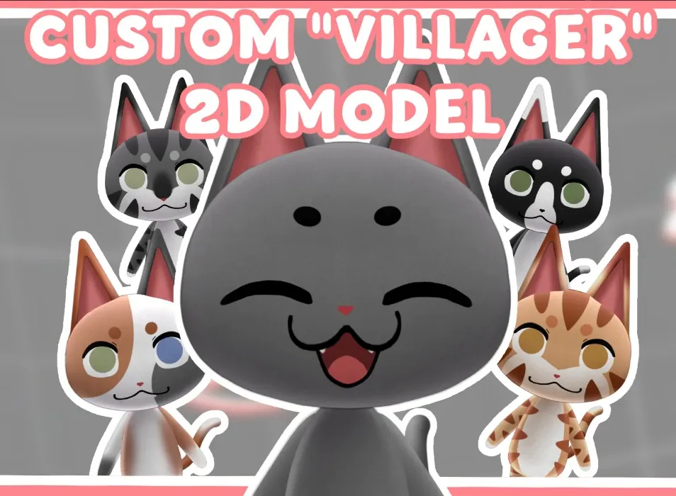 Custom "Catlia" ACNH Model