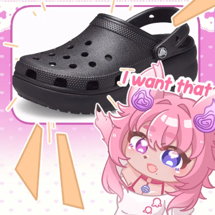 Crocs Women's Classic Platform Clog | Casual Shoes - Black - 6