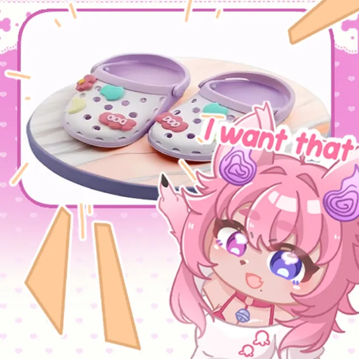 Labubu Purple Crocs