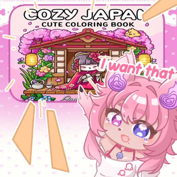 Cozy Japan: Cute Coloring Book for Adults and Teens with Charming Characters and Delightful Japanese Scenes for Relaxation (Cozy Coloring Books) - Paperback