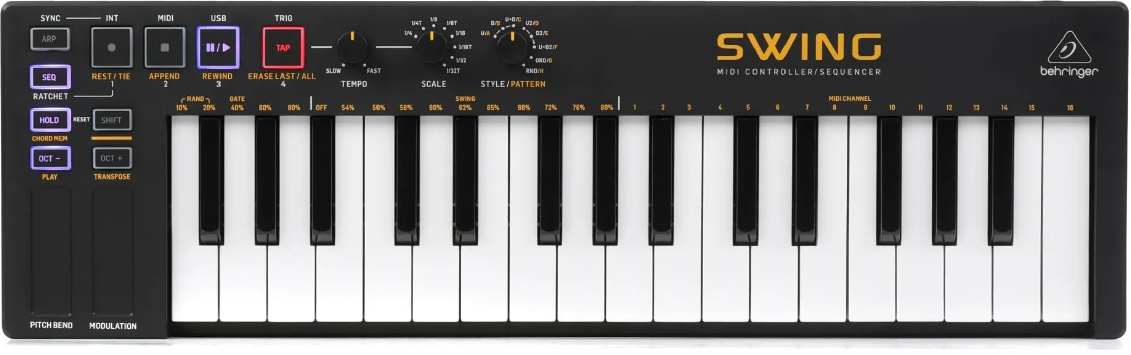 (Retroactive) Behringer Swing 32-key MIDI Sequencing Keyboard