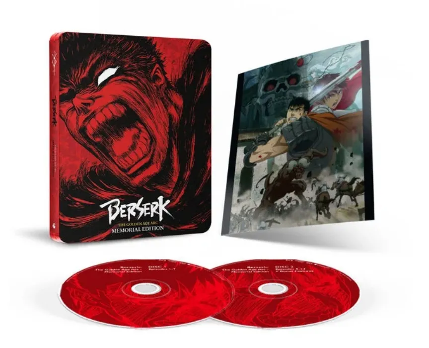 Berserk: The Golden Age Arc - Memorial Edition - Blu-ray - SteelBook