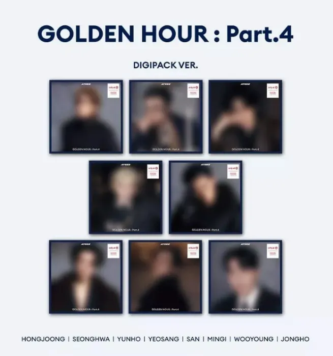 ATEEZ - GOLDEN HOUR : Part.4 (Digipack) (Target Exclusive, CD)