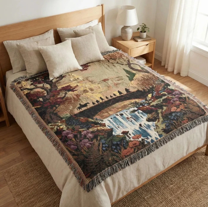 LOTR Woven Tapestry Blanket