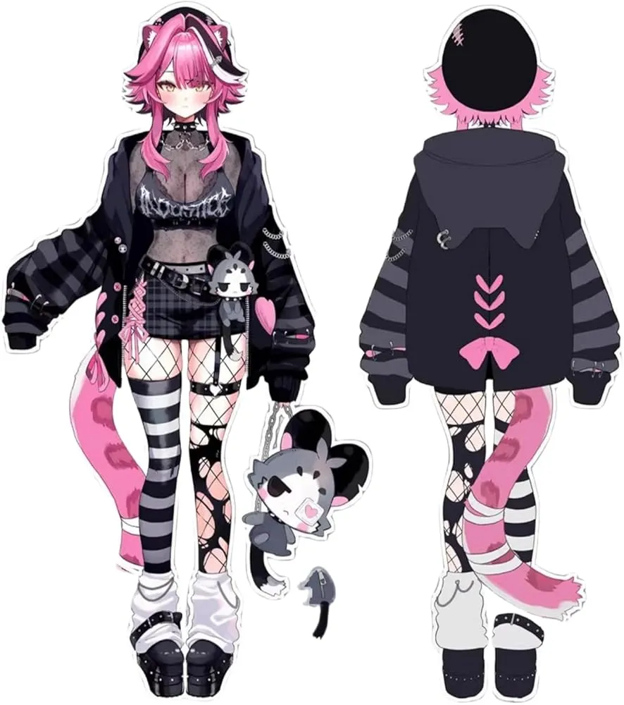 【Wetrose】In Stock Hololive EN Raora Panthera Gothera Cosplay Costume 2025 New Gothic Punk Outfit