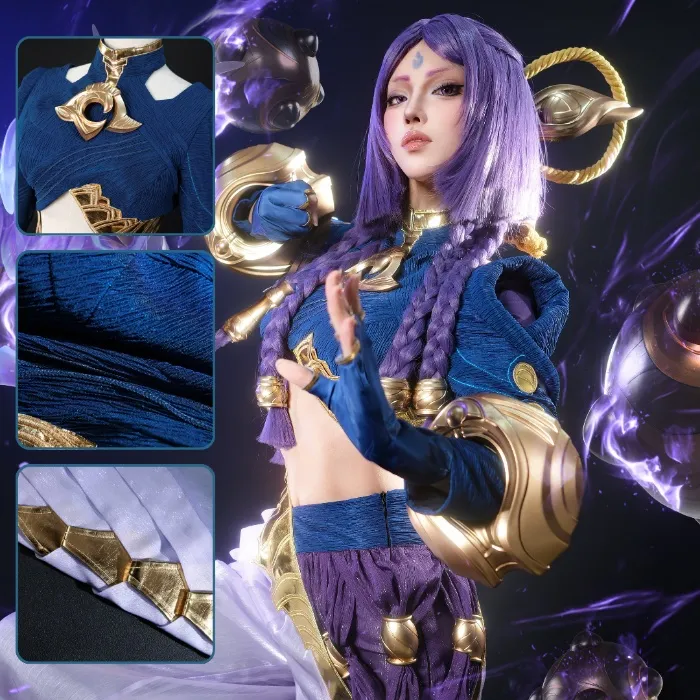 Yunara Full Cosplay + Wig - League of Legends