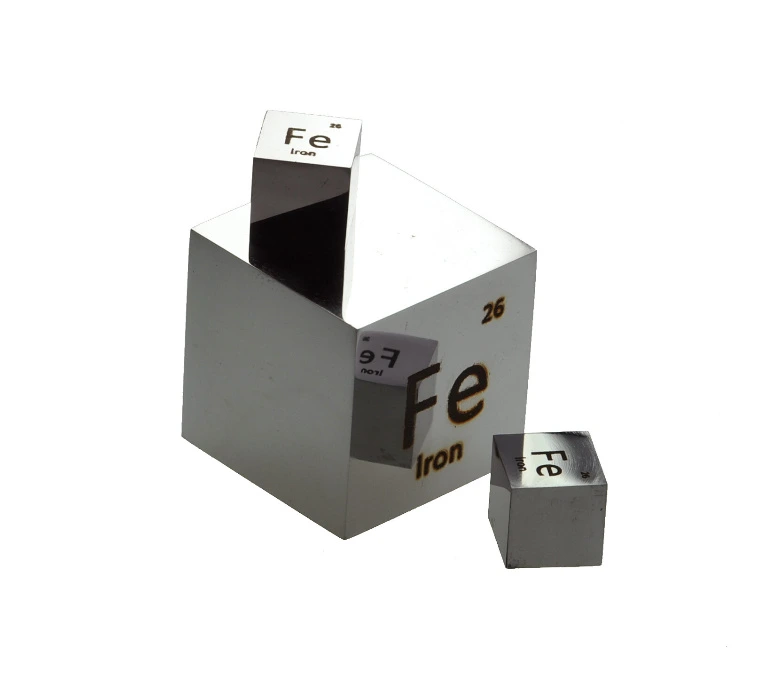 50mm Polished Iron Cube