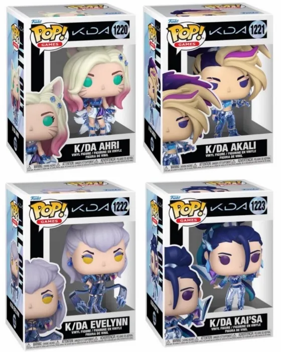 Funko Pop! League of Legends K/DA Set