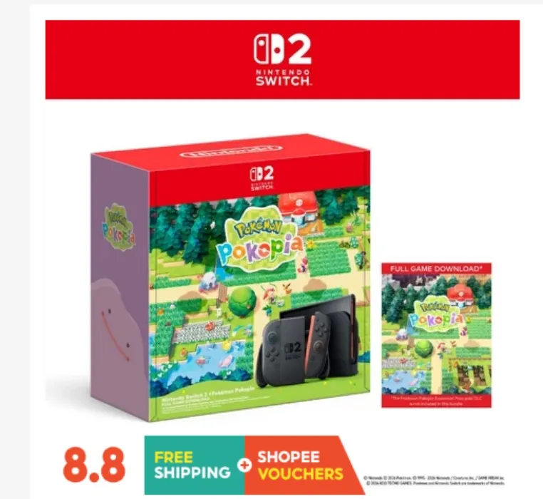 Nintendo Switch 2 + Pokémon Pokopia Bundle & microSD Express cards