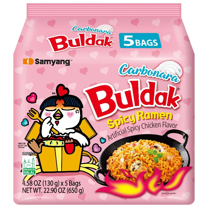 PACK 5 Buldak Carbonara