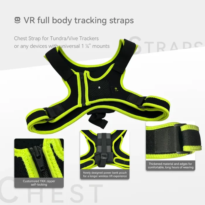 Chest V2 with Back Pouch - EOZ VR Straps