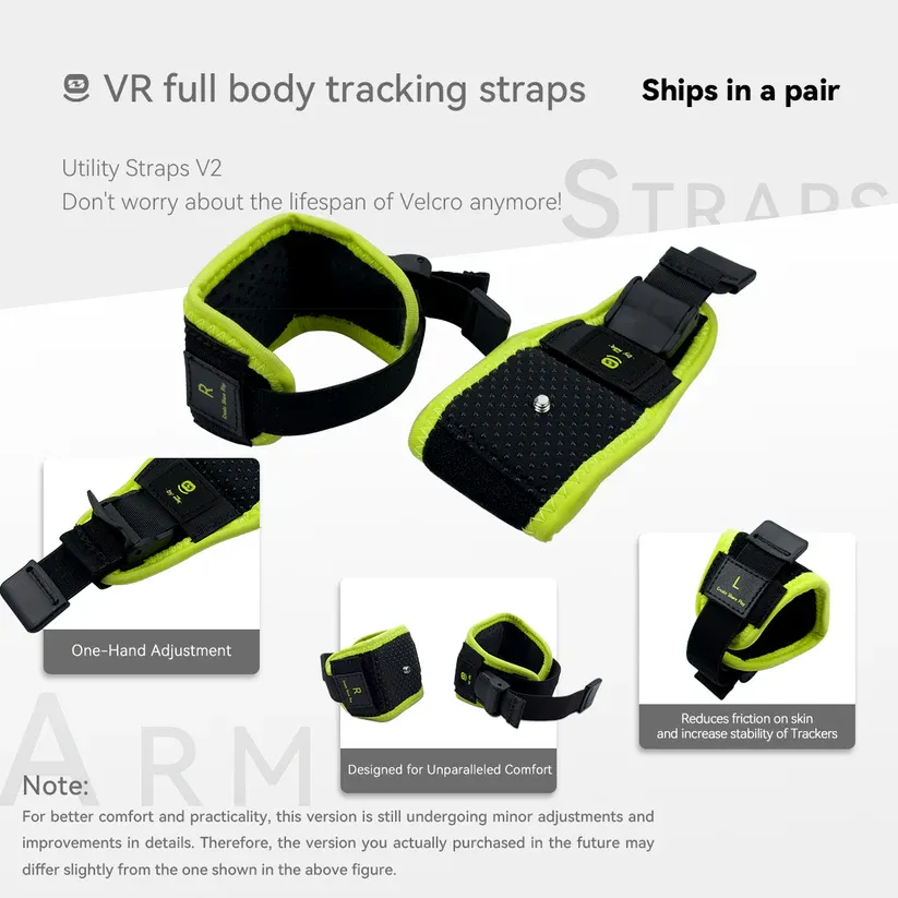 Utility V2 Velcroless ( For Arms & Ankles & Biceps -- L&R) - EOZ VR Straps