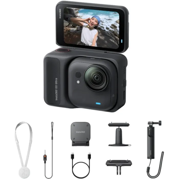 Insta360 GO Ultra Action Camera Creator Bundle - Midnight Black