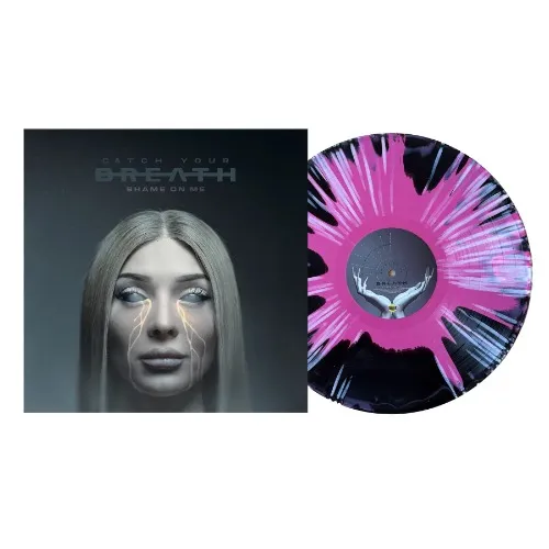 Catch Your Breath - "Shame On Me" - Pink & Black Smush w/ Splatter Vinyl