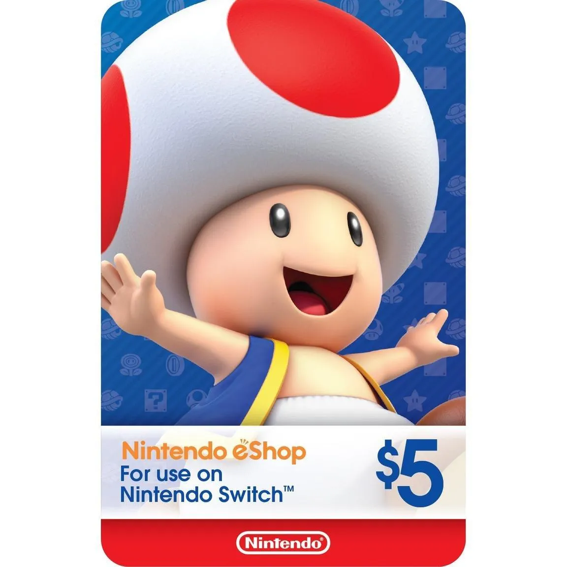 $5 Eshop Card