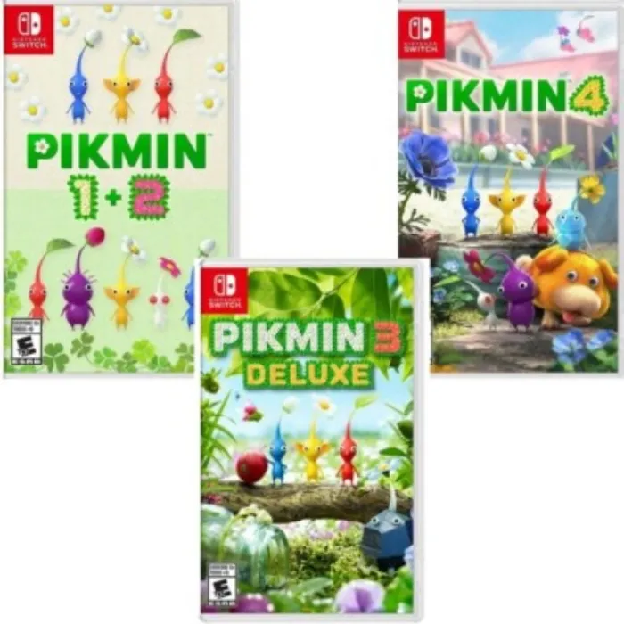 The entire Pikmin series on Nintendo Switch