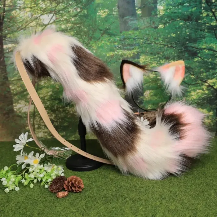 Neopolitan Cat Ear & Tail cosplay set