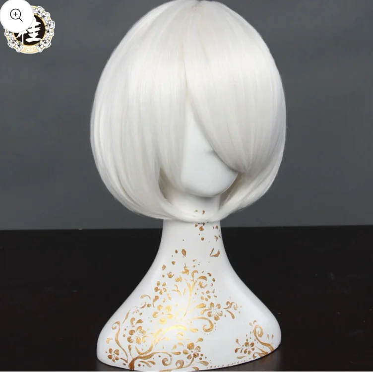 Uwowo Nier: Automata 2B Cosplay Wig