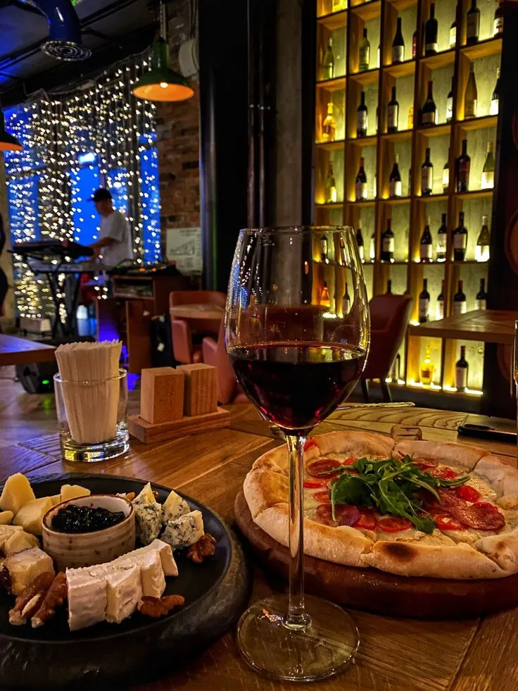 Dinner in restaurant