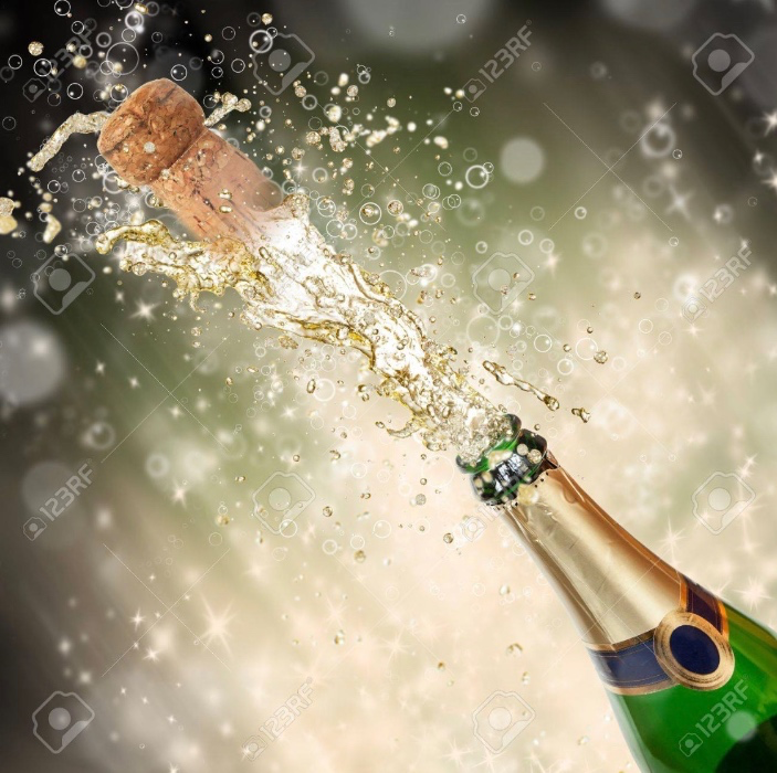 Birthday bottle of bubbles 