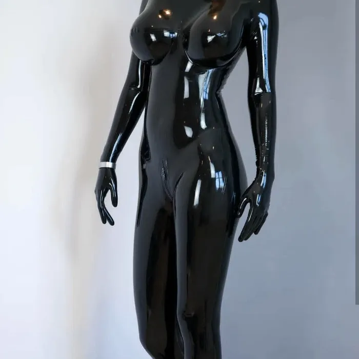 Neck entry Latex suit